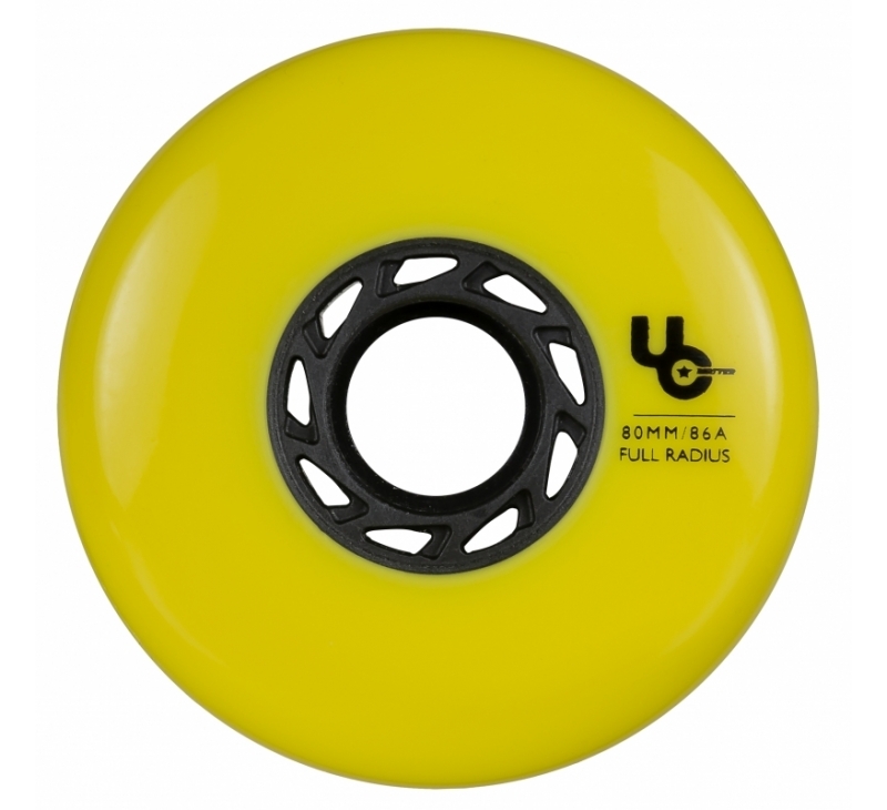 406186 UC Undercover Blank Yellow 80mm 86A Full wheel 2019 view1